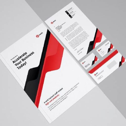 bX branding & creative work — Corporate identity