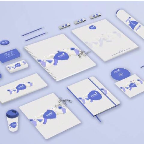 bX branding & creative work — Stationery