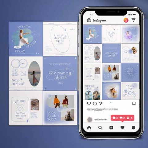 bX social media management work — Social creative