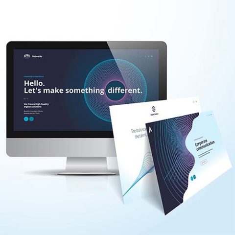 bX web design work — Corporate site